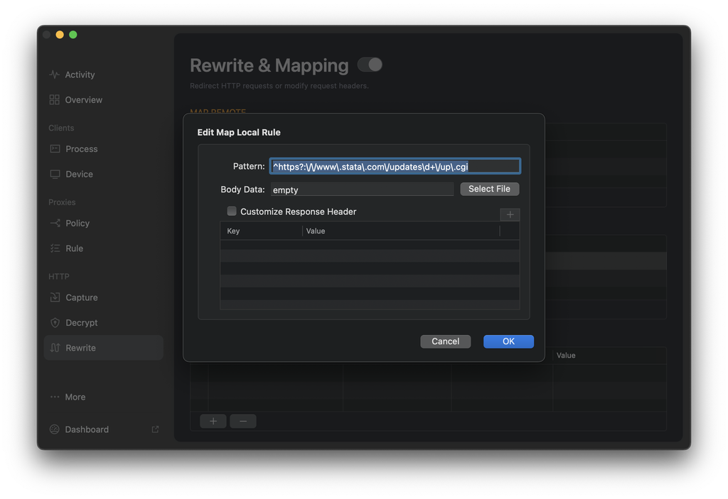 Surge rewrite rule